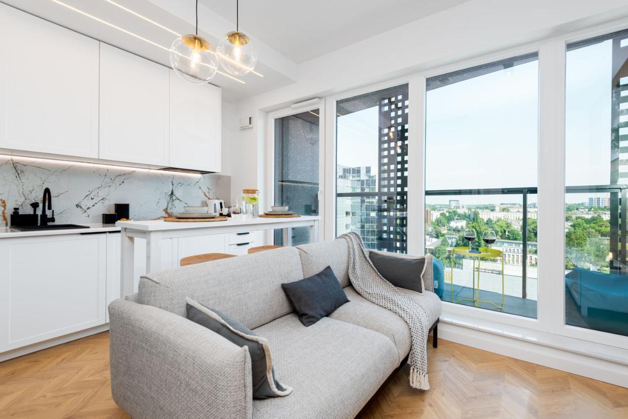 Kairos Apartments - Tower Premium - Silownia, Sauna, Scisle Centrum Katowice Buitenkant foto